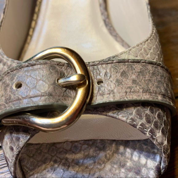 Snake skin kitten heels - Picture 5 of 6